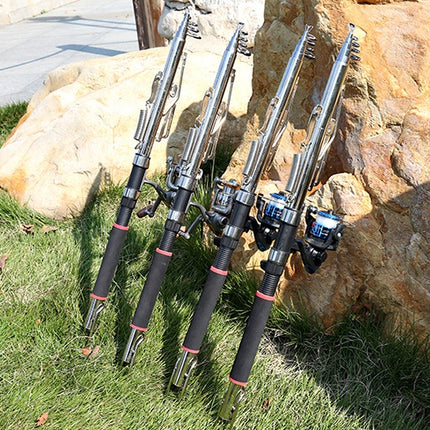 Wholesale sea pole automatic fishing rod spring  super hard long shot throwing rod set fishing gear cross-border supply