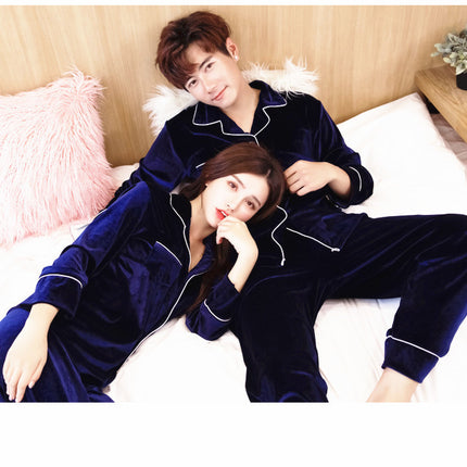 Fashion And Comfort Gold Velvet Pajamas