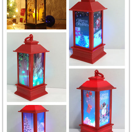 Santa Claus Snowman Light Merry Christmas Home Decor