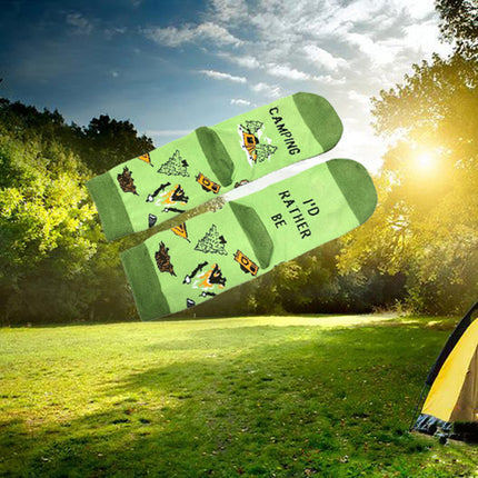 English Alphabet Socks Outdoor Camping Sports