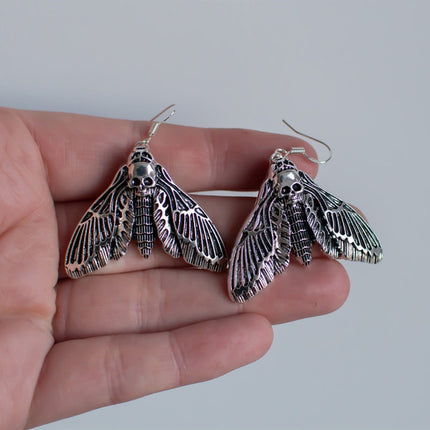Vintage Creative Exaggerating Charm Moth Earrings