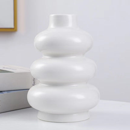 Simple Ceramic Vase Ornaments Dried Flowers Living Room Home