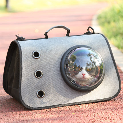 Portable Foldable Linen Pet Bag For Outing