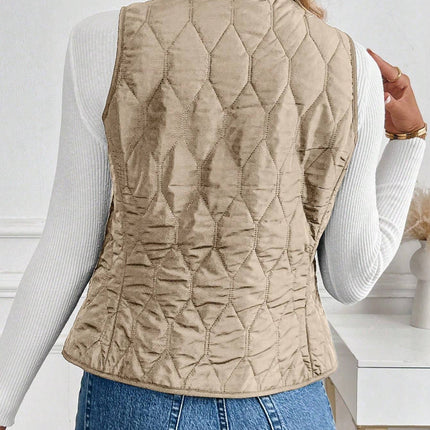 Plush Lining Padded Vest Winter Clothes Acket