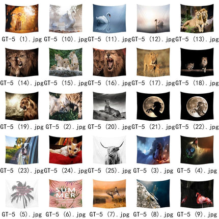 Personalized bohemian photo custom tapestry