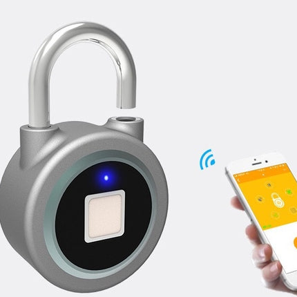 Smart lock fingerprint padlock mobile phone APP control Bluetooth unlocking luggage fingerprint lock trolley case fingerprint lock