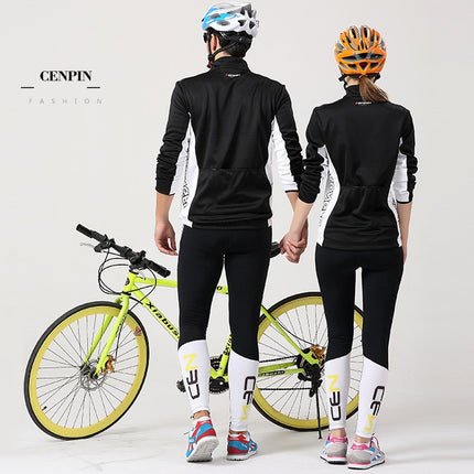 Spring and autumn bicycle Jersey long-sleeved suit men and women models mountain bike team version of clothes autumn and winter coat