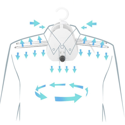 Travel Portable Electric Air Clothes Dryer Folding Fast Drying Machine Laundry Drying Clothes Hanger