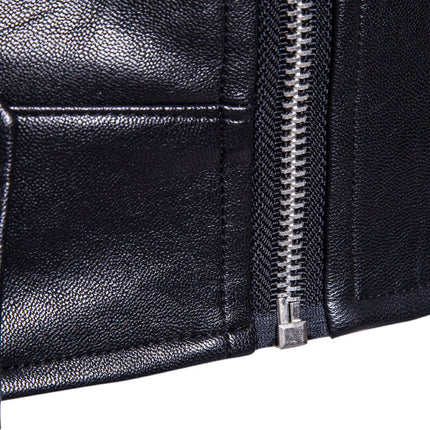 Men's Motorcycle Leather Jacket