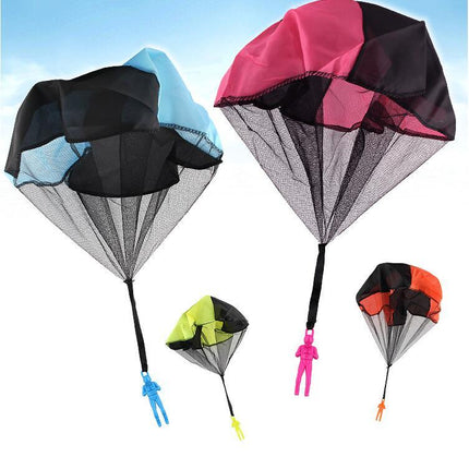 Hand Throwing Mini Soldier Camouflag Parachute Funny Toy Kid Outdoor Game Educational Fly Parachute Sport For Parent Child Toys