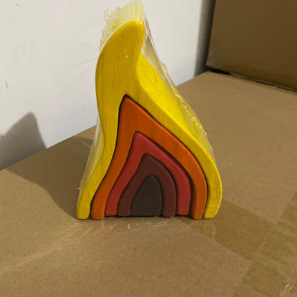 Jigsaw Puzzle Large 12-piece Arch Bridge Rainbow Building Blocks Early Childhood Education Toys