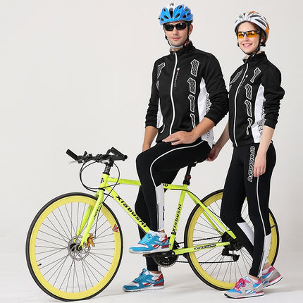 Spring and autumn bicycle Jersey long-sleeved suit men and women models mountain bike team version of clothes autumn and winter coat