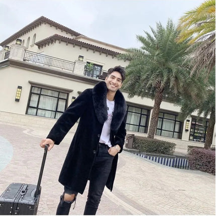 Men's fur coat