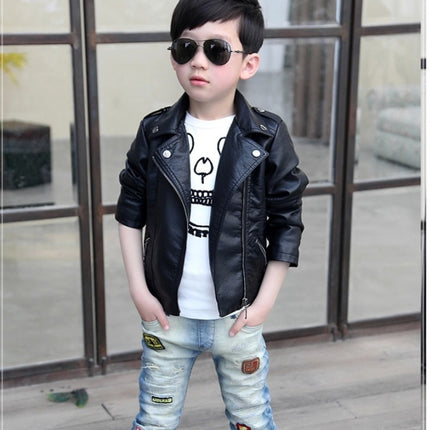 Children's leather jacket