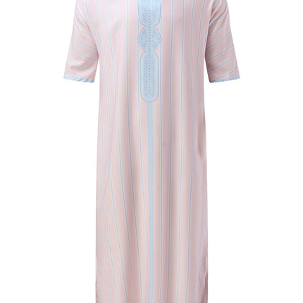Short Sleeve Rompers Arab Ethnic Style Men