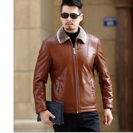 Leather jacket PU coat
