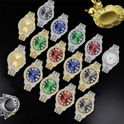 Men's Fashion Personality Affordable Luxury Alloy Watch