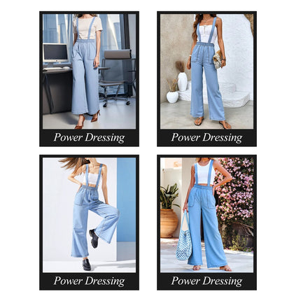 Women's High-Waist Jeans, Convertible Wide-Leg Full-Length Jeans With 3-in-1 Adjustable Hem, Tencel Lyocell For Summer. Forbidden Platform - Temu