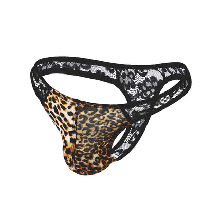 Men's Sexy Leopard Print Underpants Low Waist Sports