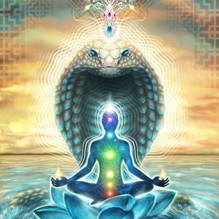 Lotus meditating tapestry