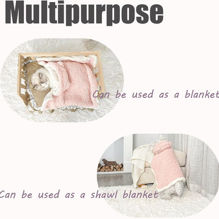 Teddy Bear Pet Cape Blanket With Hood, Polar Fleece Dog Cape Blanket Costume, Winter Snuggie For Dogs Cats