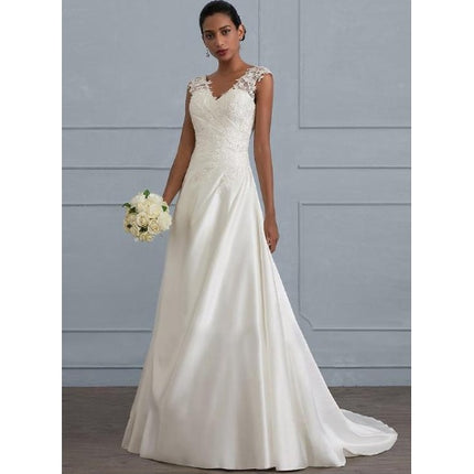 Autumn new white temperament lace dress European wedding bridesmaid backless low collar large size dress long skirt
