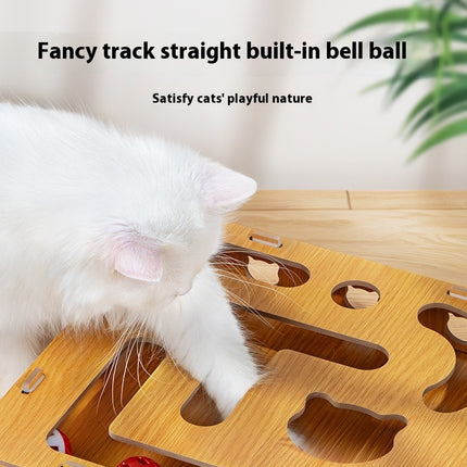 Cat Teasing Stick, Bell, Maze Box Supplies