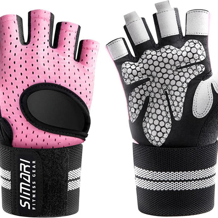 Men's Simplicity All-Match Sports Fitness Short Finger Gloves