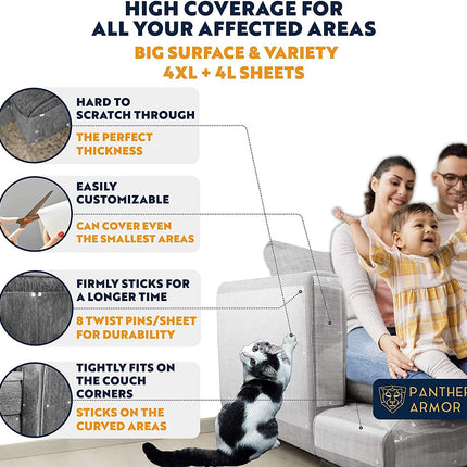 Single-sided Anti-scratching Tape Cat Protection Sofa Furniture Tape Piece