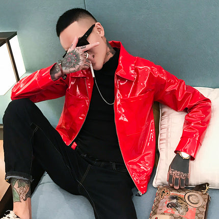 Men's Motorcycle Leather Jacket