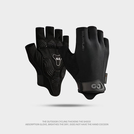 Cycling Gloves Half Finger Outdoor Mountain Bike Shock Absorption Non-slip Breathable