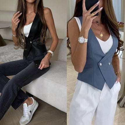 Women's INS Slim Fit Fashion Personality Vest Top