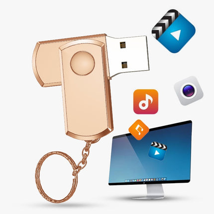 Compatible with Apple , Ultra-large capacity metal USB flash drive