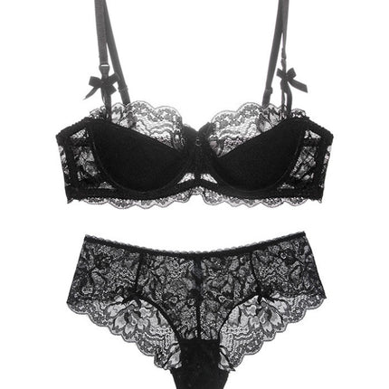 Lace Thin Cotton Underwear Women Set