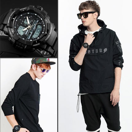 Multifunctional Outdoor Sports Waterproof Electronic Watch