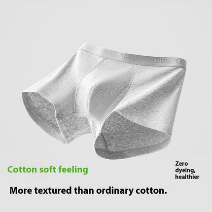 Summer Breathable Plus Size Boys Pure Cotton Boxer Briefs Head