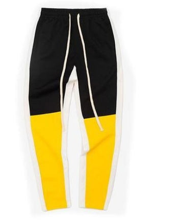 Men's Leisure And Comfortable Sports Colorblock Sweatpants