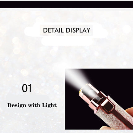 New Lipstick Shape Ladies Electric Shaver Automatic Eyebrow Trimming  Artifact
