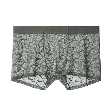 Fiberglass Antibacterial Camellia Couple Nude Feel Shorts