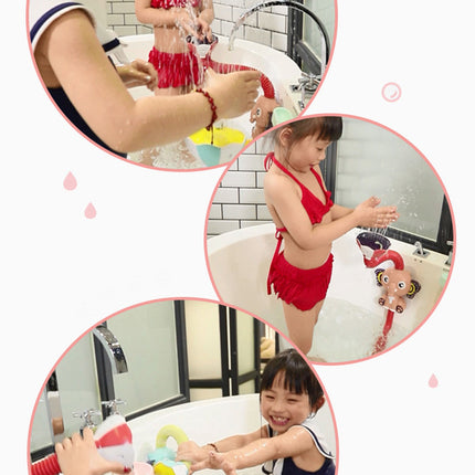 Bath Toys Baby Water Game Elephant Model Faucet Shower Electric Water Spray Toy For Kids Swimming Bathroom Baby Toys