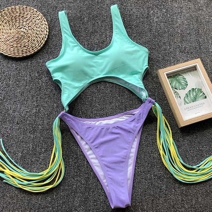 Ladies one-piece swimsuit