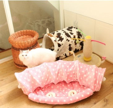 Drop ShippingJouets Vente Chaude Tunnel Chat Tunnel Chaton Chiot Pet Fournitures