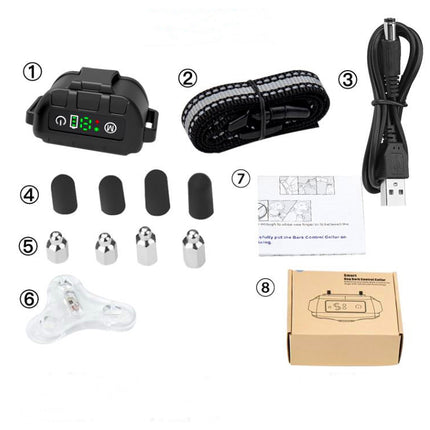 Intelligent Dog Barking Stop Device To Prevent Dog Barking Disturbing Artifact Cat Biting And Barking Electric Shock Collar