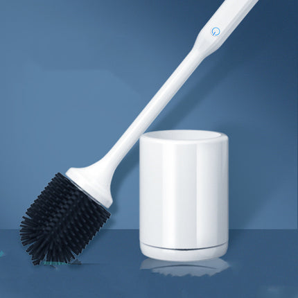 Toilet Brush Rubber Head Holder Cleaning Brush For Toilet Wall Hanging Household Floor Cleaning Bathroom Accessories
