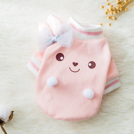 Fashion Cute Cartoon Pet Autumn And Winter Clothes