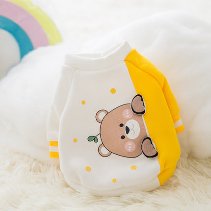 Fashion Cute Cartoon Pet Autumn And Winter Clothes