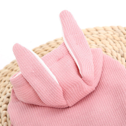 Dog Bichon Teddy Fighting Rabbit Ear Sweatshirt