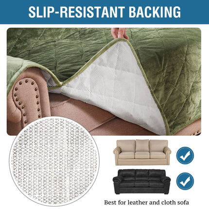 Non-Slip Sofa Cushion With Solid Crystal Plush