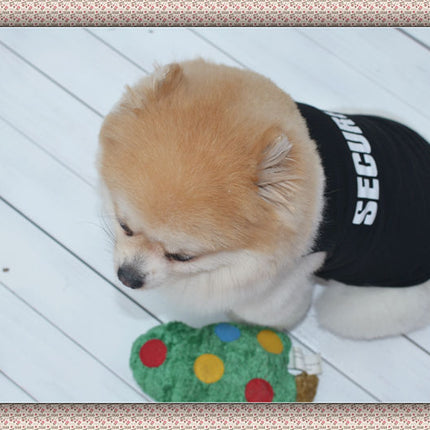 Pet Clothes Dog Clothes Spring And Summer Black Vest