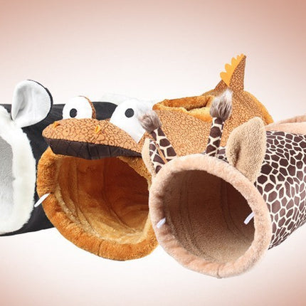 Cartoon Animal Ringing Paper Cat Tee Cat Tunnel